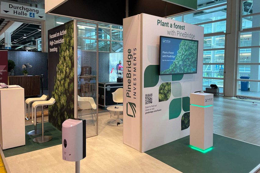 Vorsorge Zürich 2021, PineBridge, Messestand