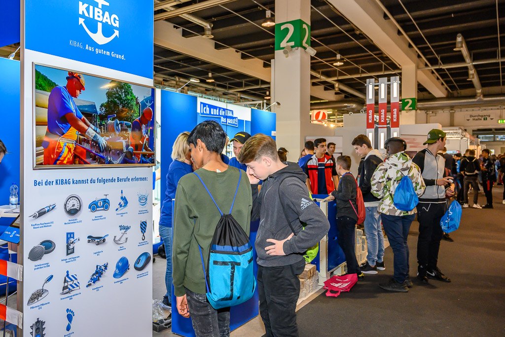 Panoramic Messestand von Kibag
