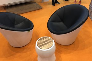 Moderne Messe-Loungemöbel