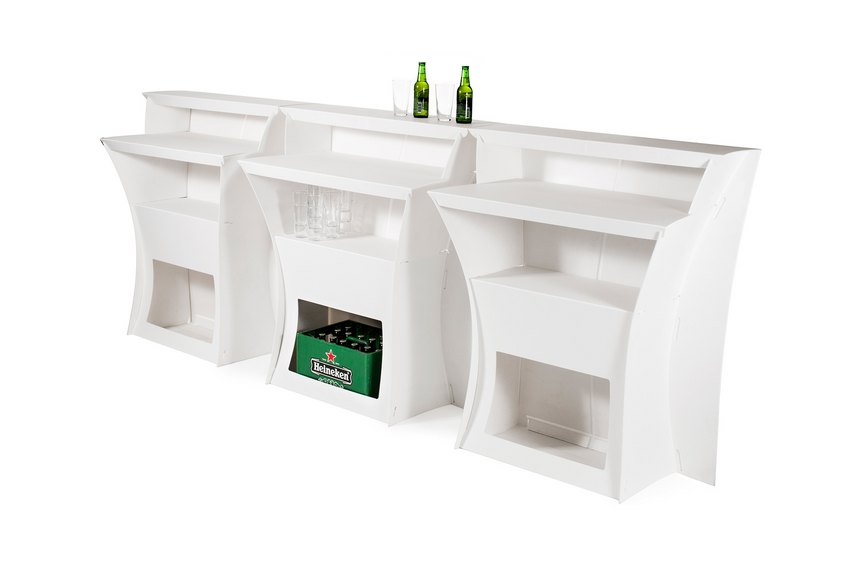 3 Meter lange faltbare Bar. 