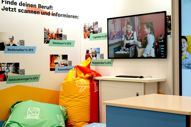 Neue Wege mit mobilem Messestand von login