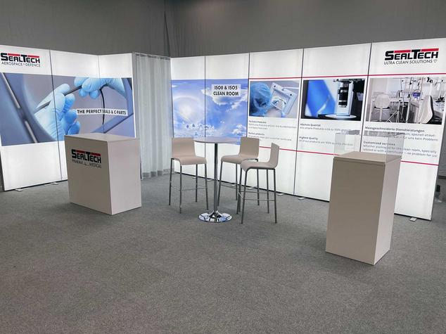 Messestand Sealtech