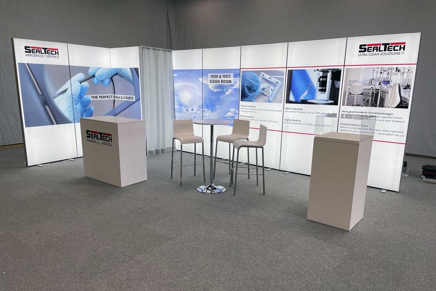 Messestand Sealtech