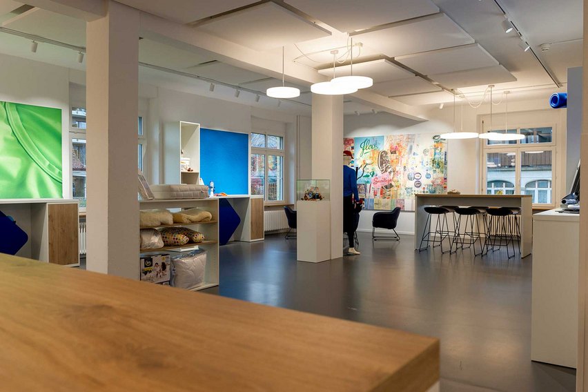 Drei Produktwelten, eine Ambiance