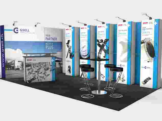 Ecoline-Mosaic Messestand, 6x4 Meter, Messe Bern