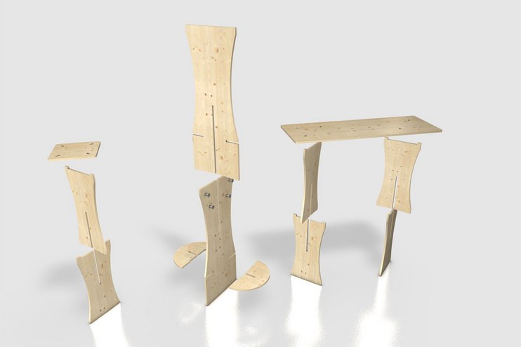 Formdesign bei Mobiliar. Wir entwickeln funktionelle Möbel, die falt- und klappbar sind
