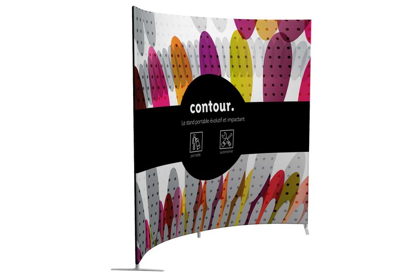 Auch gerundet sieht das Stoffsystem super aus und ergibt eine intime Zone