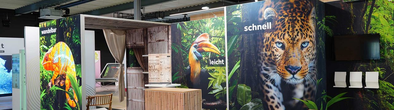 Messestand im Showcenter Embrach