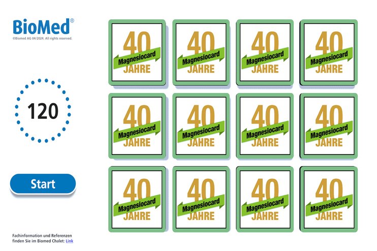 40 Jahre Magnesiocard von BioMed.