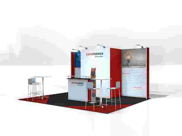 ECOline-Engage Messestand 4x5 Meter, Messe Bern