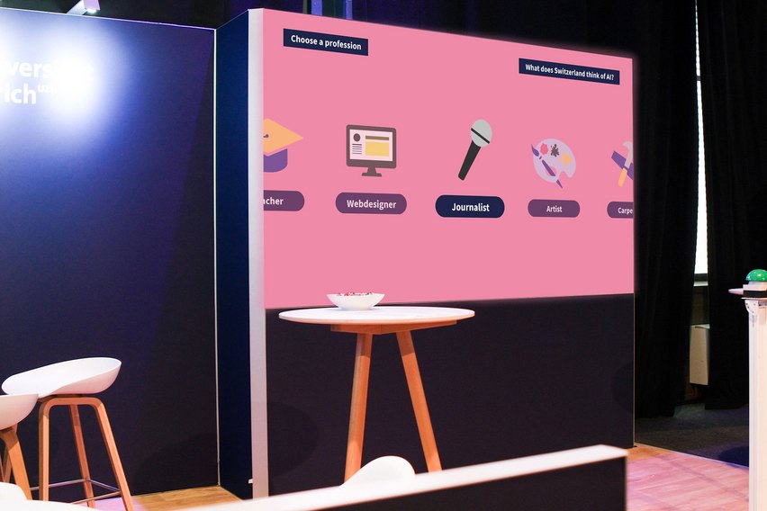 «Der beste Auftritt an der Messe», so bezeichnet es der Kunde selbst. Dank Gamification und BIGmotion ein toller Erfolg für die Universität Zürich. 