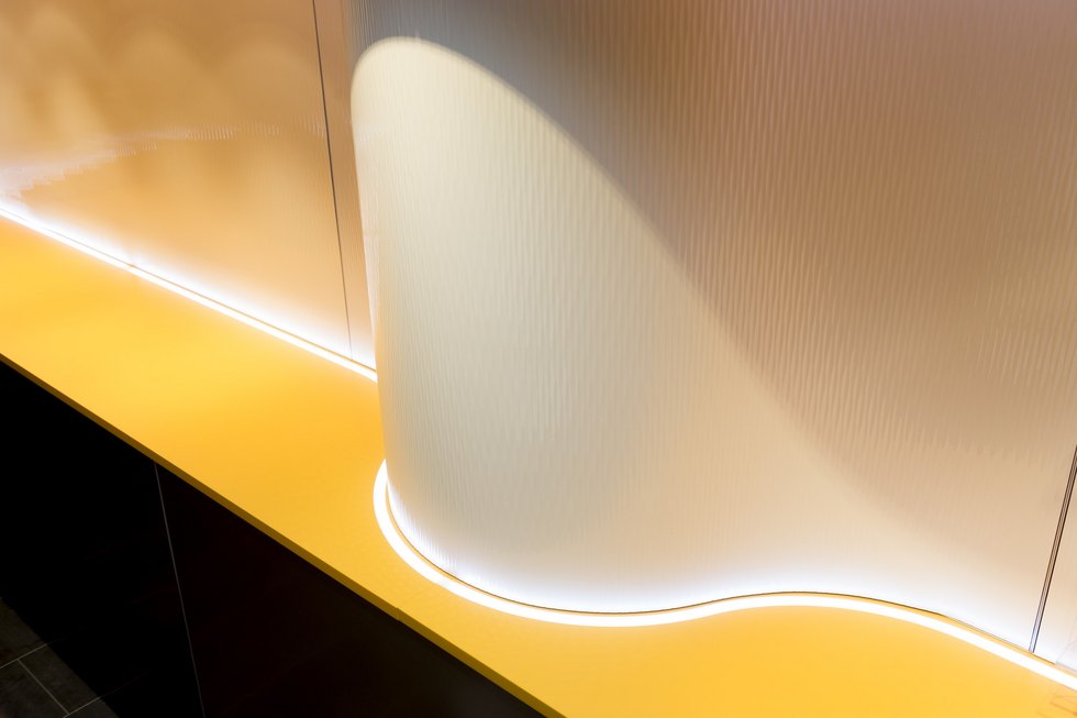 Moderne Messestandbeleuchtung