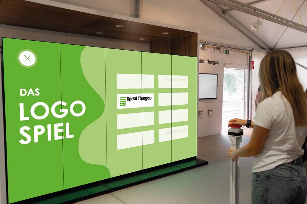 Interaktives Messe-Display mit Spielfunktion