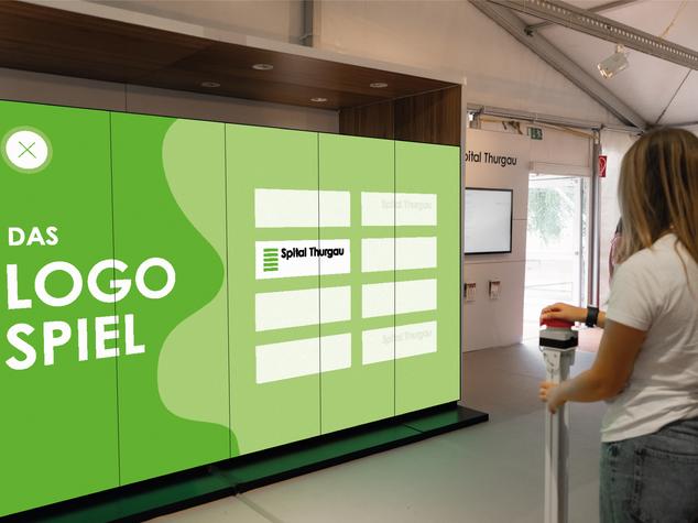 Interaktives Messe-Display mit Spielfunktion