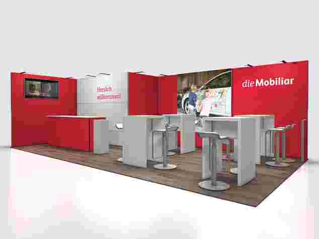 Messekonzept: Modular aufbaubarer Stand