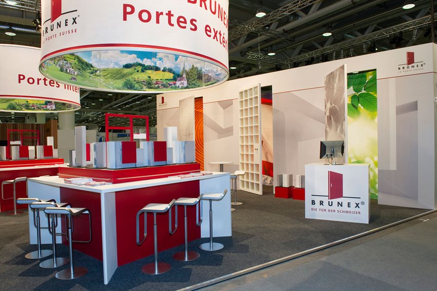 Schweizer Messebau für Türenfabrik Brunegg