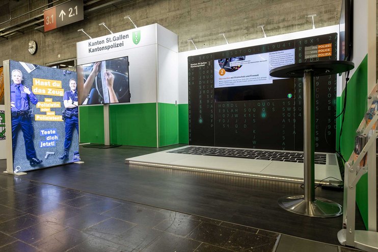 Messestand, Panoramic in Höchstform