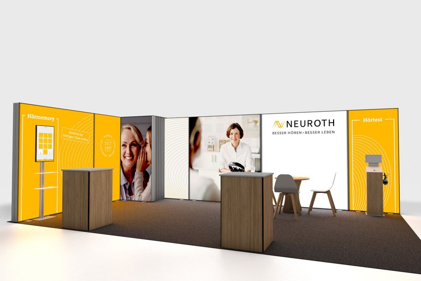 Neuroth Hörberatung - mobiler Messestand der Extraklasse