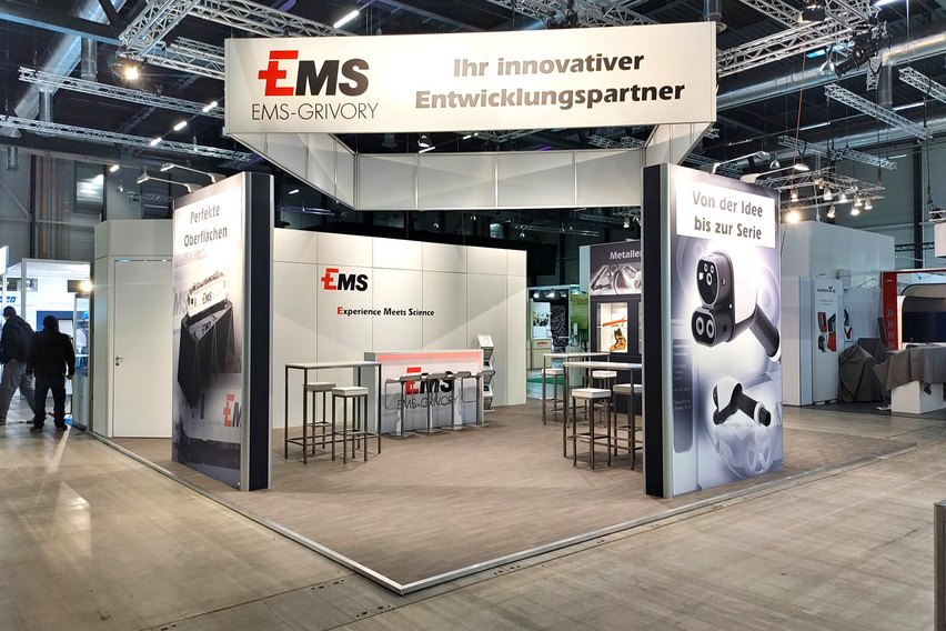 Swiss Plastic 2023 - Weitenwirkung und Dominanz. Unser Aluvision Mietsystem lässt da keine Wünsche offen.