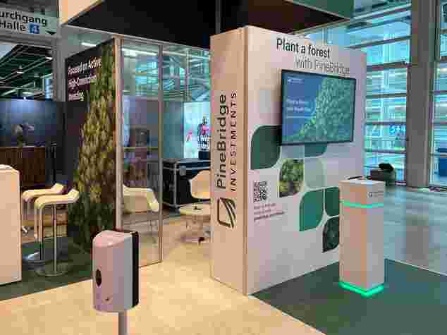 Vorsorge Zürich 2021, PineBridge, Messestand