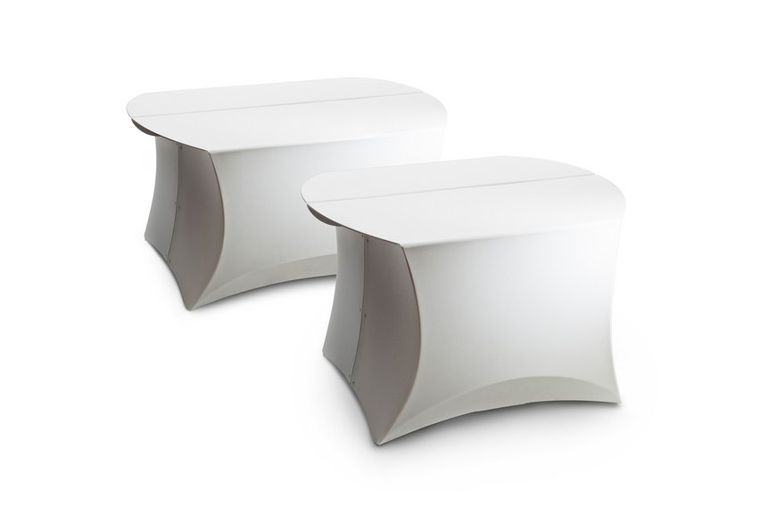 faltbarer Loungetisch, Format: 60x60x40 cm (B/T/H)