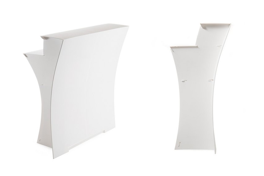 faltbare Bar Einzelmodul. Format: 100x54x110 cm (B/T/H)