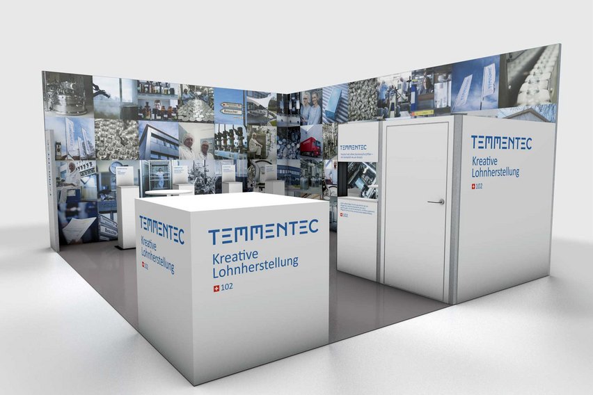 Messebau von Temmentec