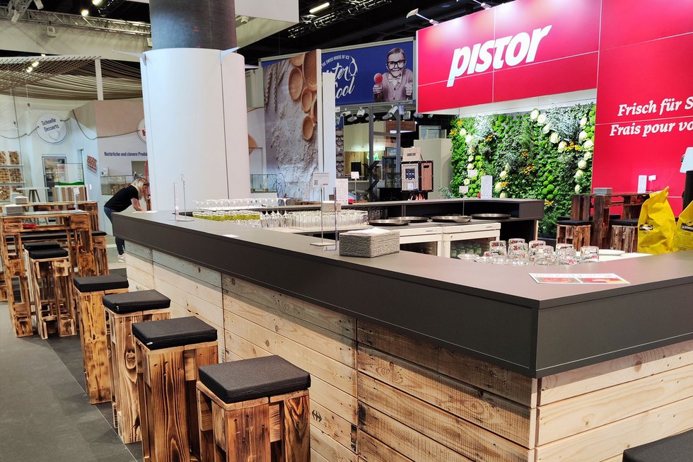 Nachhaltigkeit als Botschaft am Pistor Stand