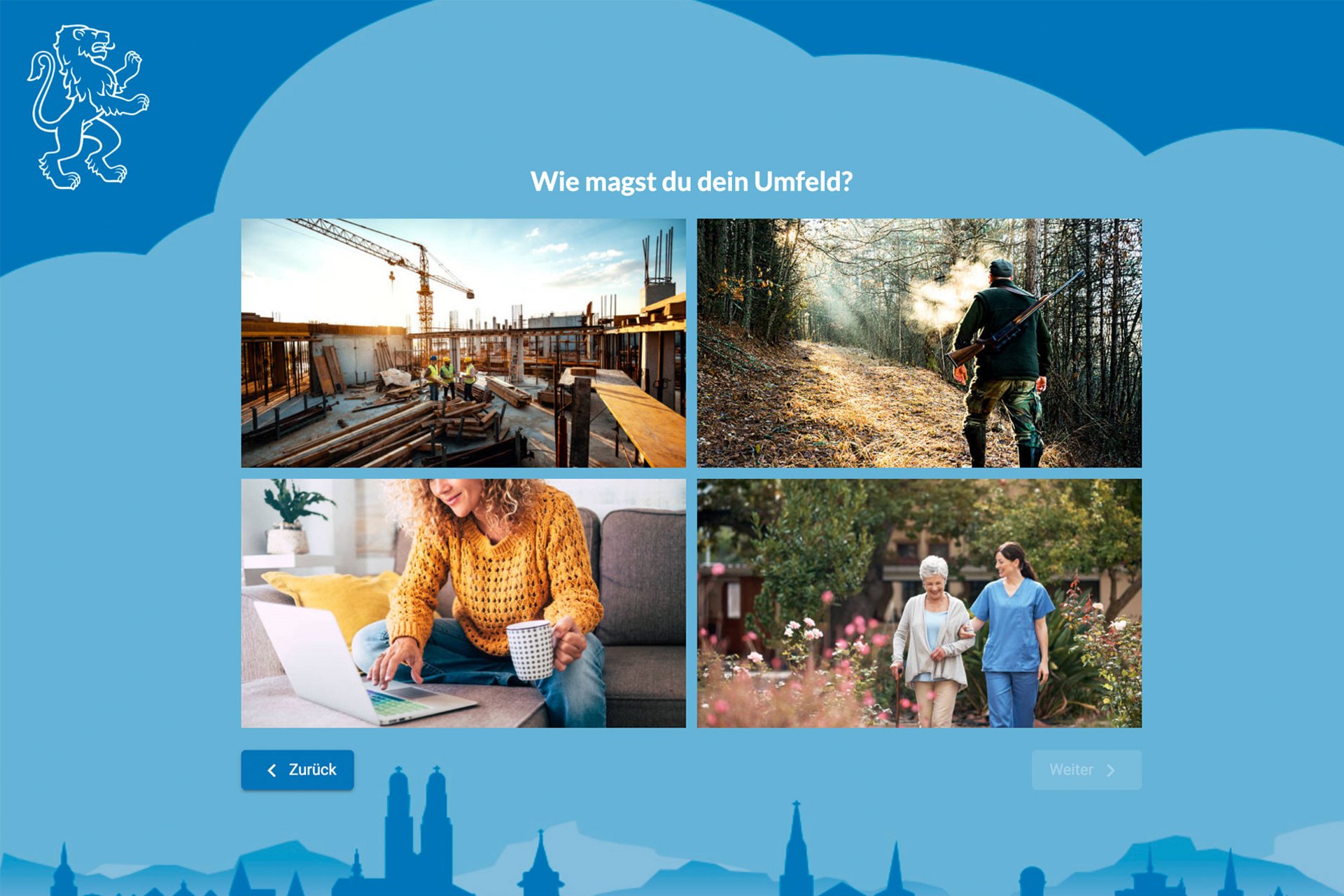 Verschiedene Szenen aus dem Arbeits- und Alltagsleben.