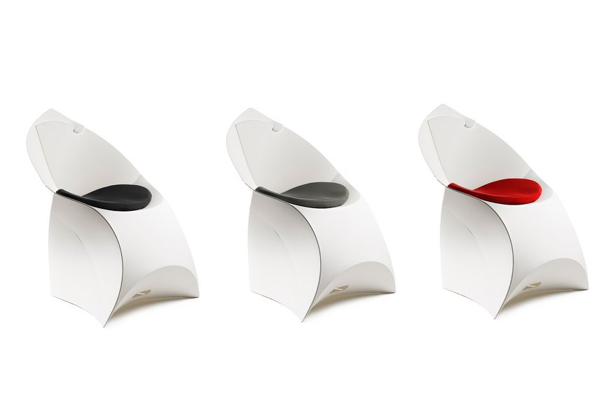 Kissen in 3 Farben: schwarz, grau und rot