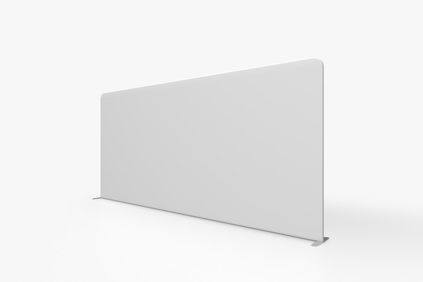 Zipperwall gerade 500x230 cm