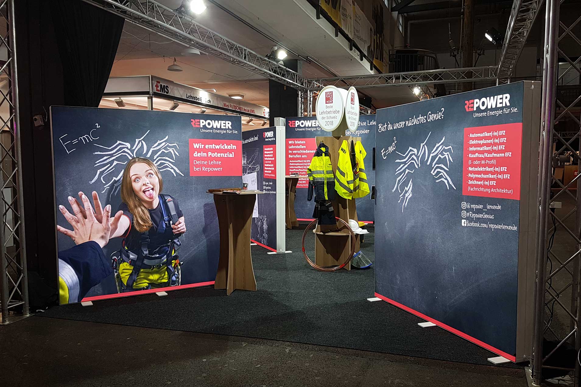Repower Messestandkonzept