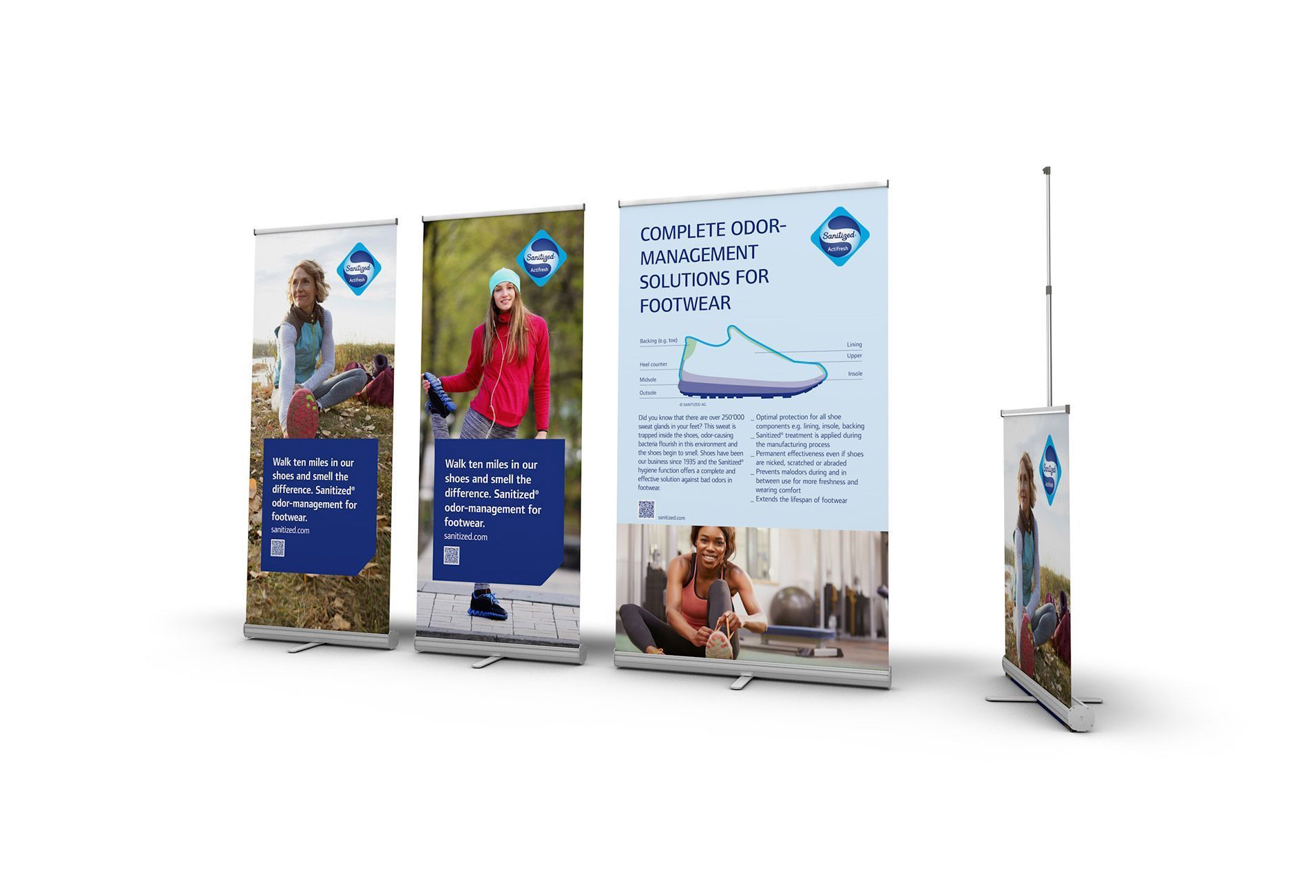 Rollups und Ziehdisplays